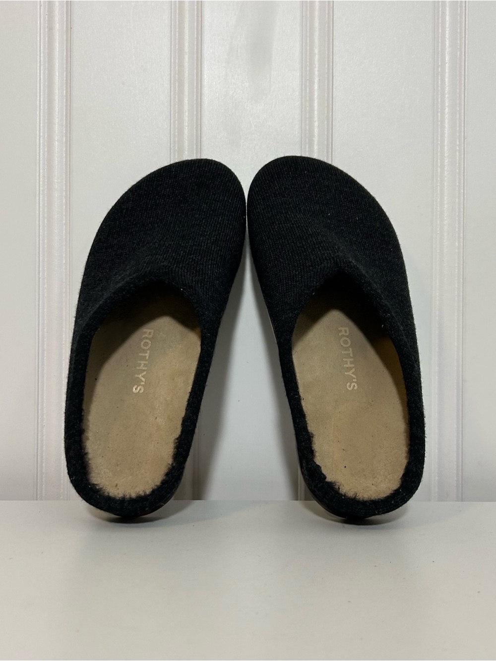 Rothy’s casual clog black slip on mule slippers sandals women’s 8 - Picture 6 of 7